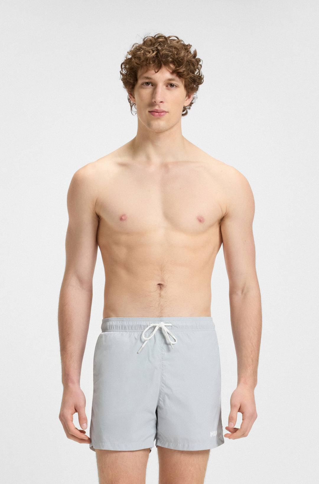 HUGO Regular Fit Shorts in Nylon - HAITI 10234766 02-50469312 - Concorde Fashion#color_grey-050