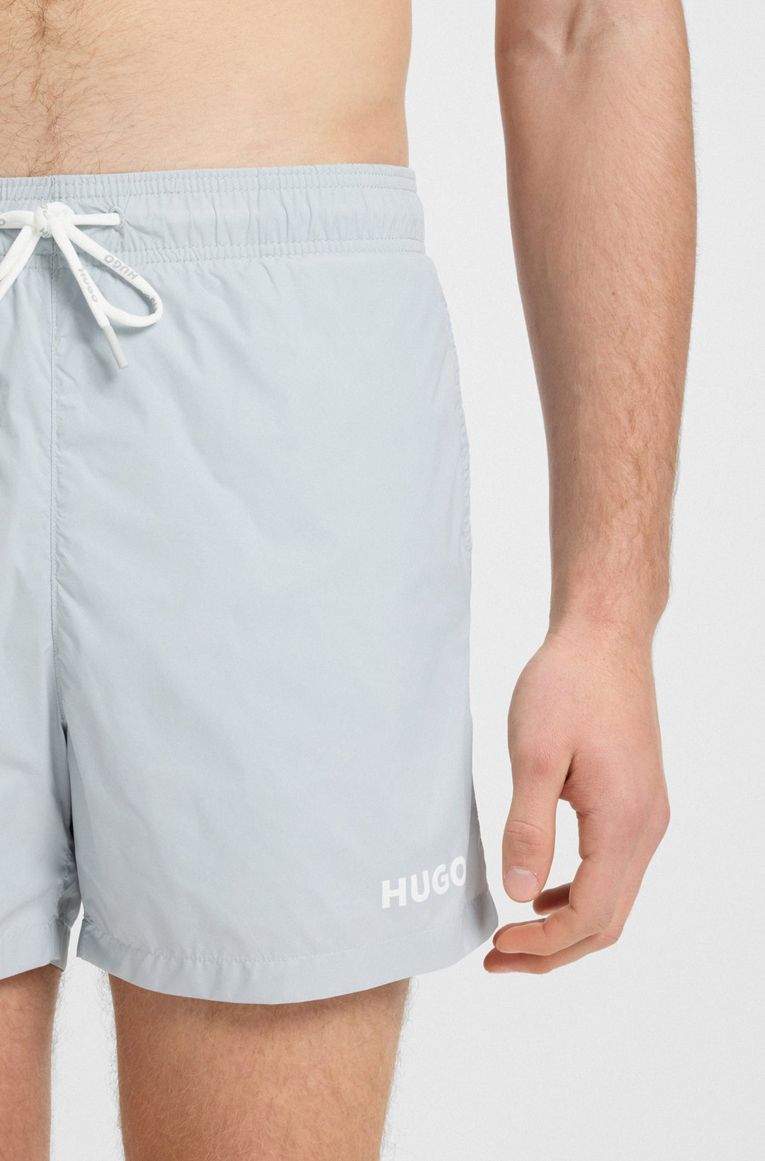 HUGO Regular Fit Shorts in Nylon - HAITI 10234766 02-50469312 - Concorde Fashion#color_grey-050