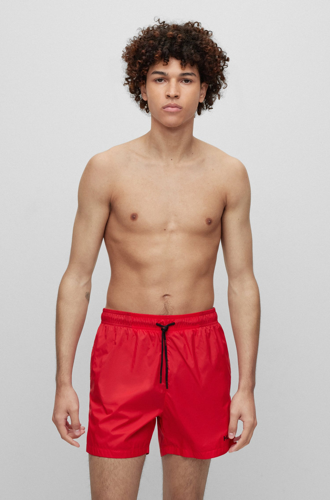 HUGO Regular Fit Shorts in Nylon - HAITI 10234766 02-50469312 - Concorde Fashion#color_pink-693