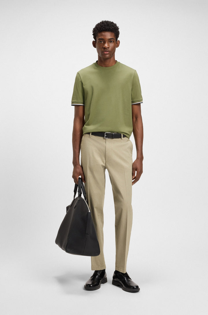 BOSS T-Shirts Regular Fit in Cotton - THOMPSON 04 10236129 01-50501097- Concorde Fashion#color_green-311