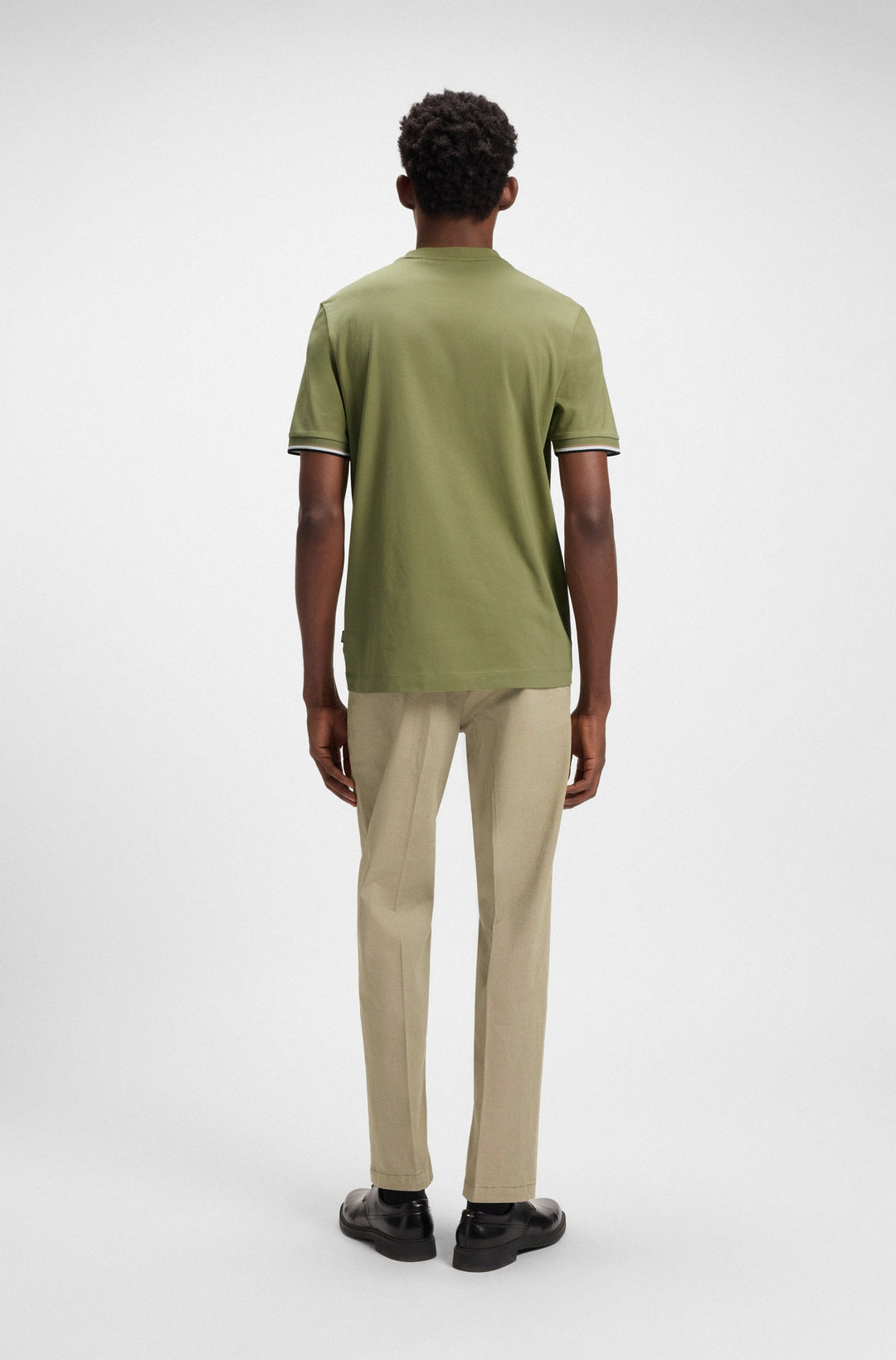BOSS T-Shirts Regular Fit in Cotton - THOMPSON 04 10236129 01-50501097- Concorde Fashion#color_green-311