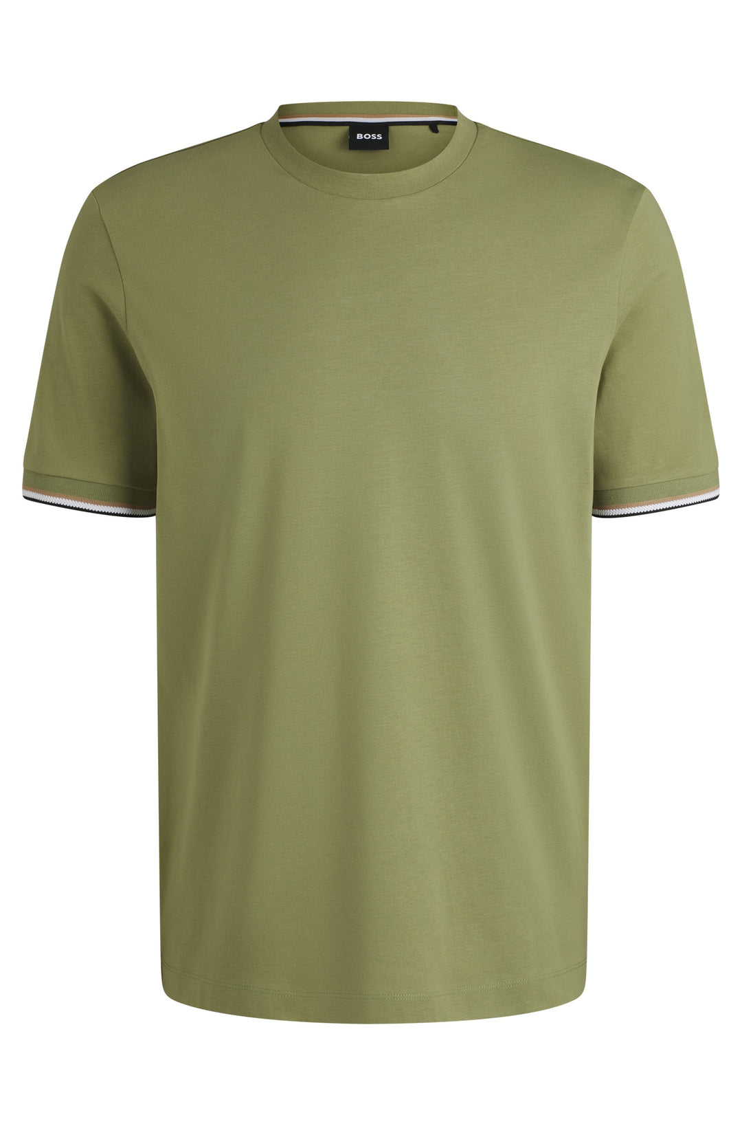 BOSS T-Shirts Regular Fit in Cotton - THOMPSON 04 10236129 01-50501097- Concorde Fashion#color_green-311