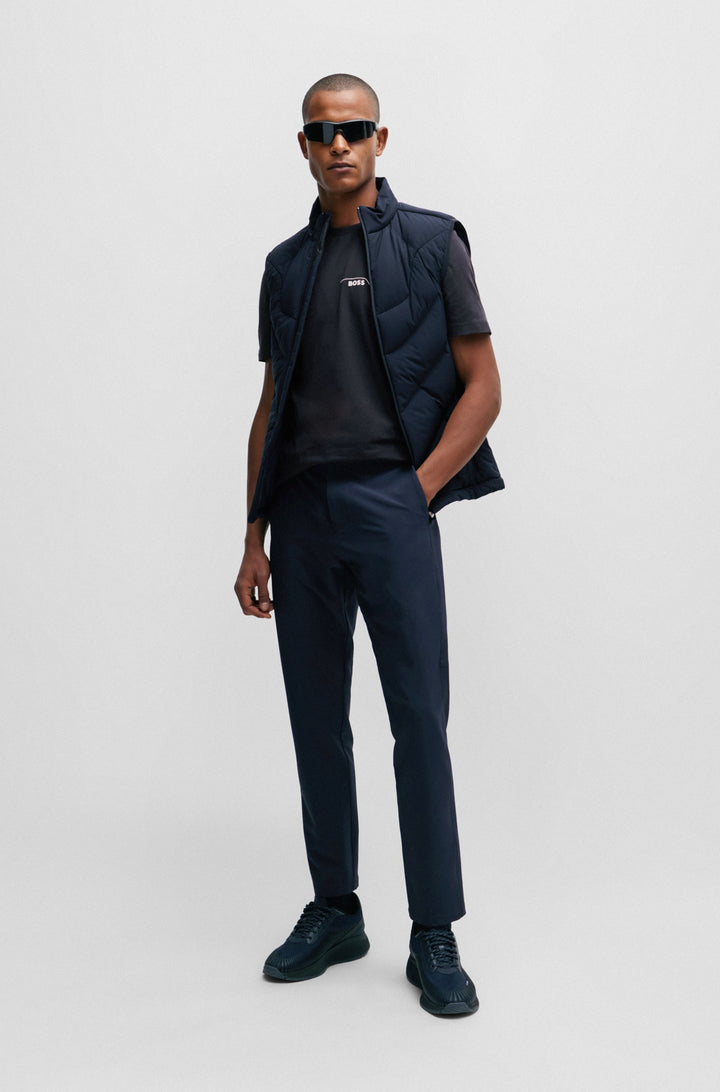 BOSS Regular Fit T-Shirts in Cotton - TEE 3 10236129 01-50506358- Concorde Fashion#color_navy-402