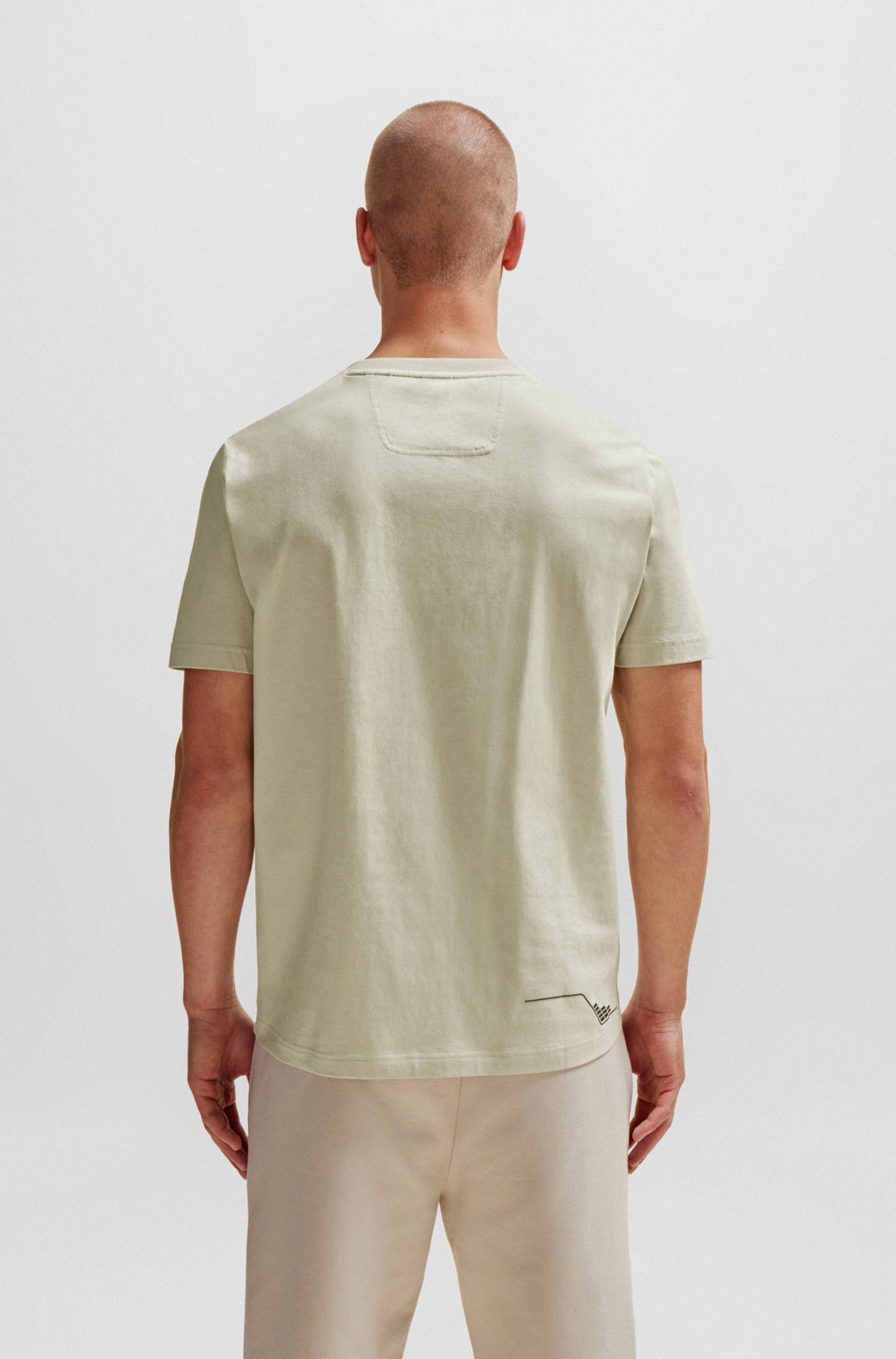 BOSS Regular Fit T-Shirts in Cotton - TEE 3 10236129 01-50506358- Concorde Fashion#color_beige-271