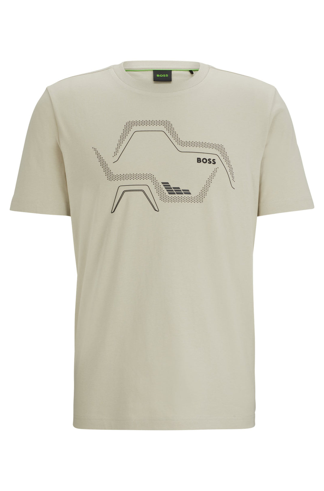 BOSS Regular Fit T-Shirts in Cotton - TEE 3 10236129 01-50506358- Concorde Fashion#color_beige-271