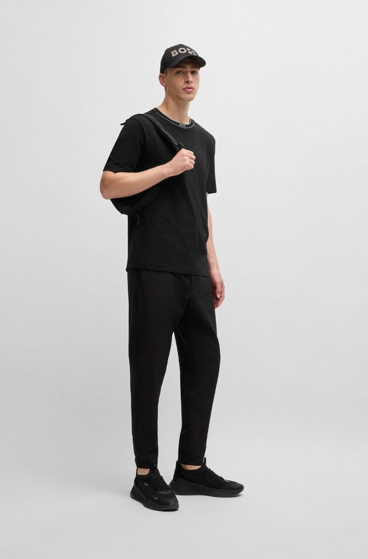 BOSS T-Shirts Regular Fit in Cotton - TEE 5 10236129 01-50525080- Concorde Fashion#color_black-001