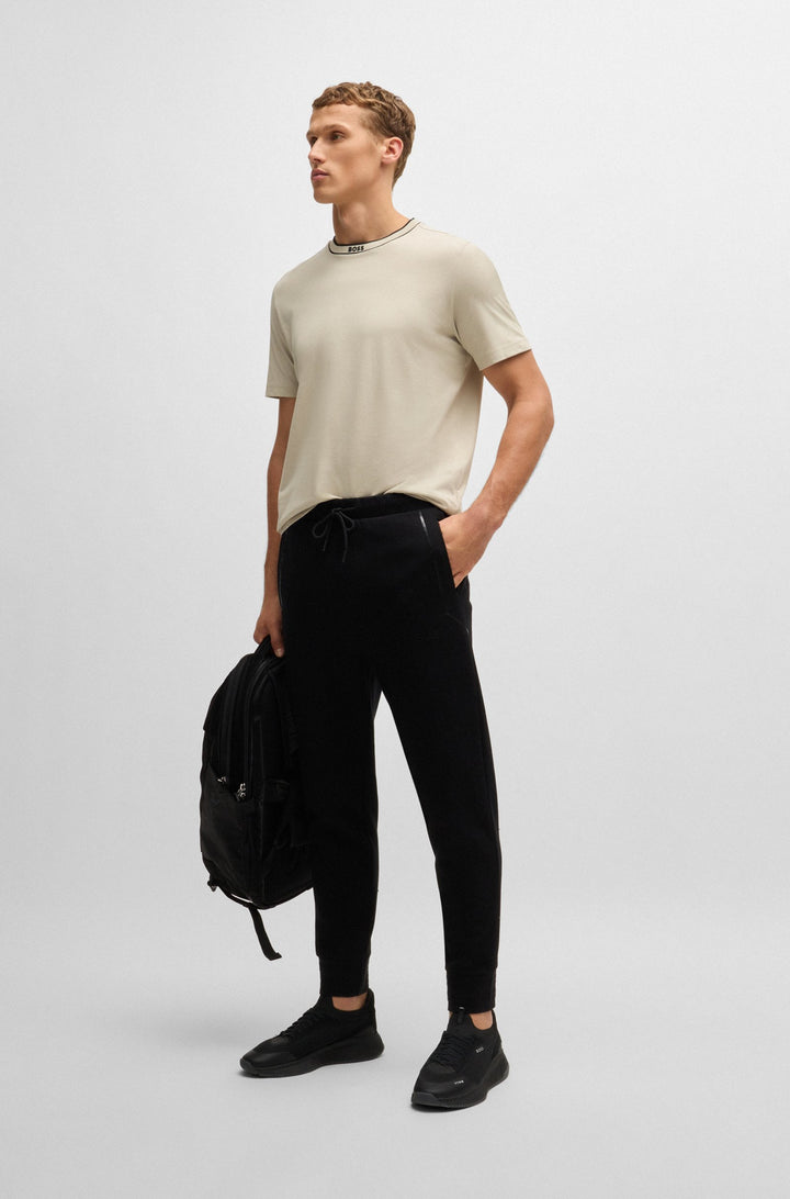 BOSS T-Shirts Regular Fit in Cotton - TEE 5 10236129 01-50525080- Concorde Fashion#color_beige-271