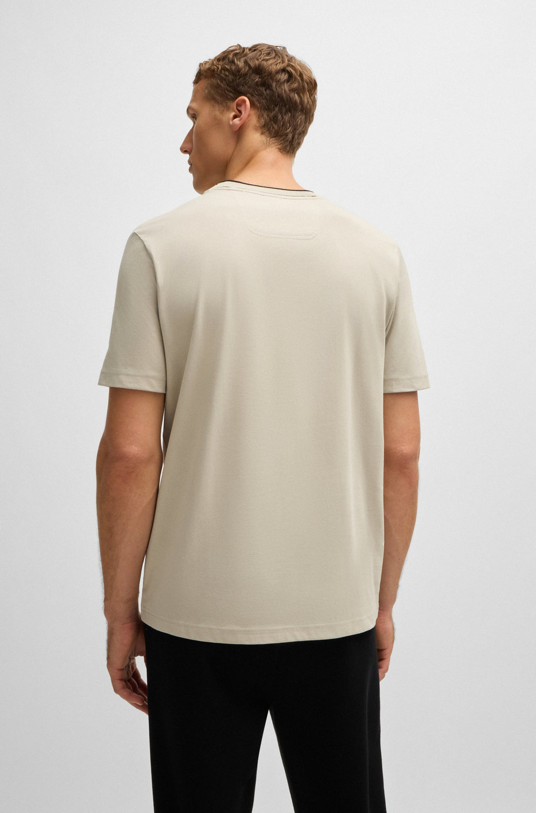 BOSS T-Shirts Regular Fit in Cotton - TEE 5 10236129 01-50525080- Concorde Fashion#color_beige-271