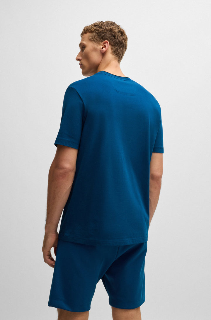 BOSS T-Shirts Regular Fit in Cotton - TEE 5 10236129 01-50525080- Concorde Fashion#color_blue-494