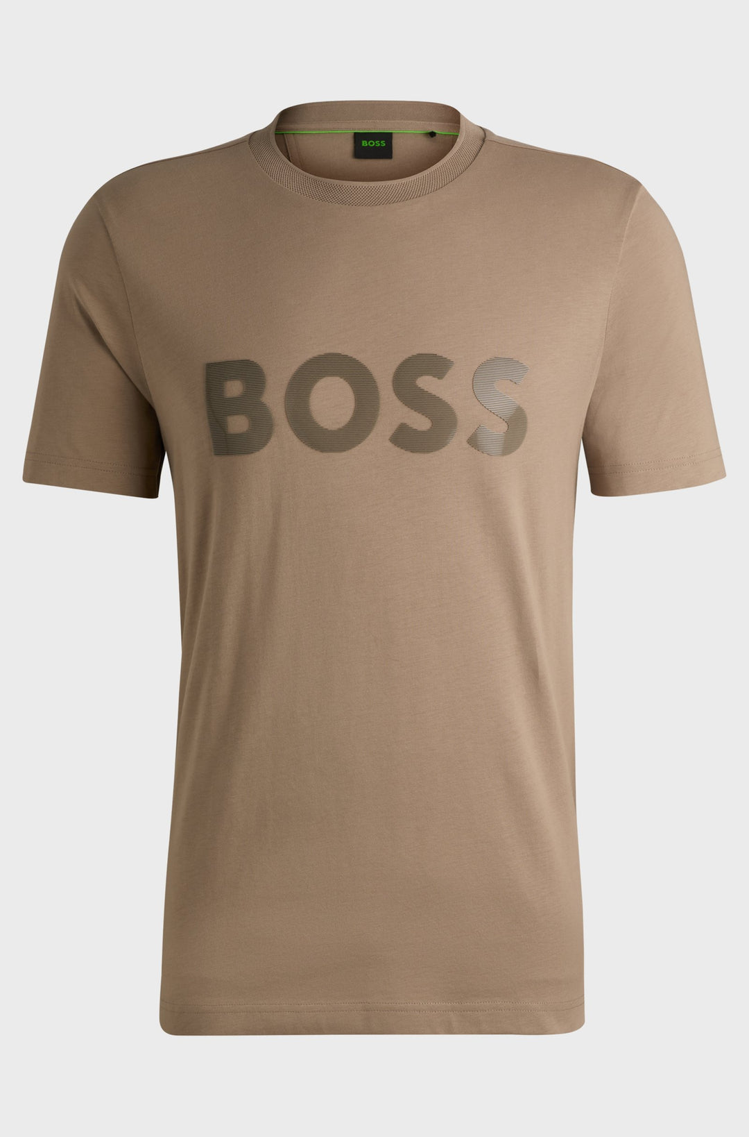 BOSS T-Shirts Regular Fit in Cotton - TEE MIRROR 2 10236129 01-50525087- Concorde Fashion#color_green-334