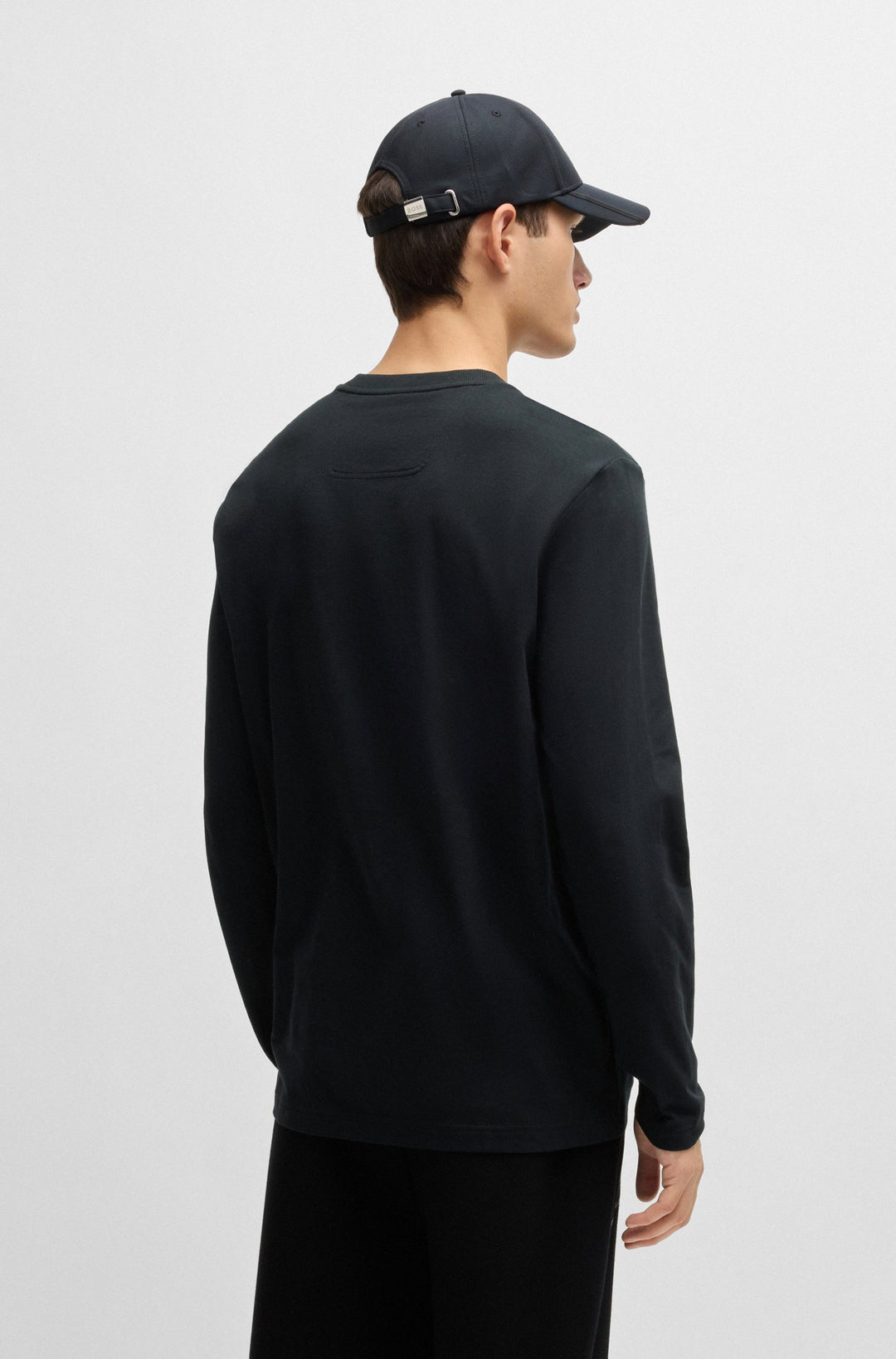 BOSS T-Shirts Regular Fit in Cotton - TOGN MIRROR 10236129 01-50527126- Concorde Fashion#color_black-001