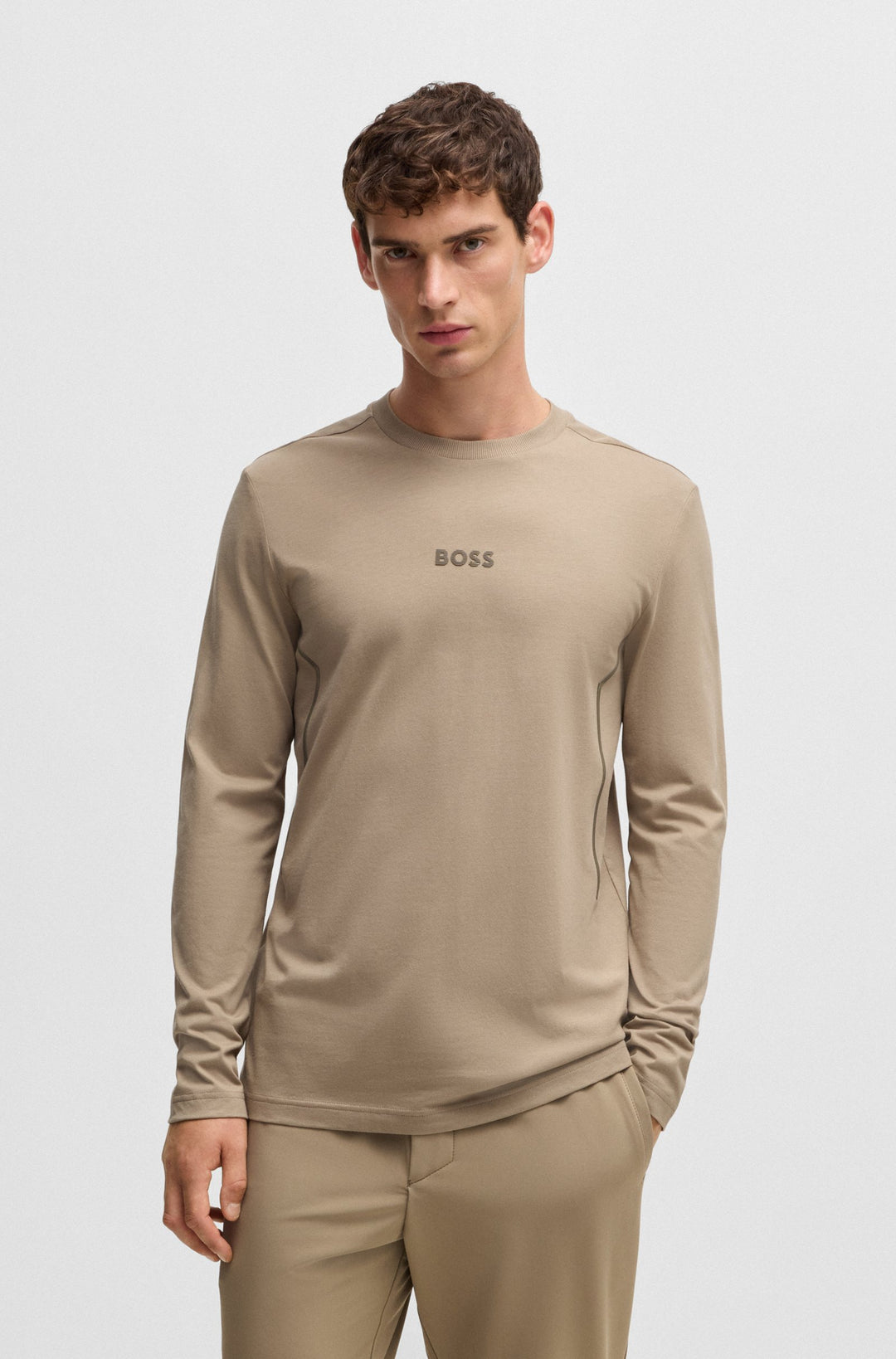 BOSS T-Shirts Regular Fit in Cotton - TOGN MIRROR 10236129 01-50527126- Concorde Fashion#color_green-334