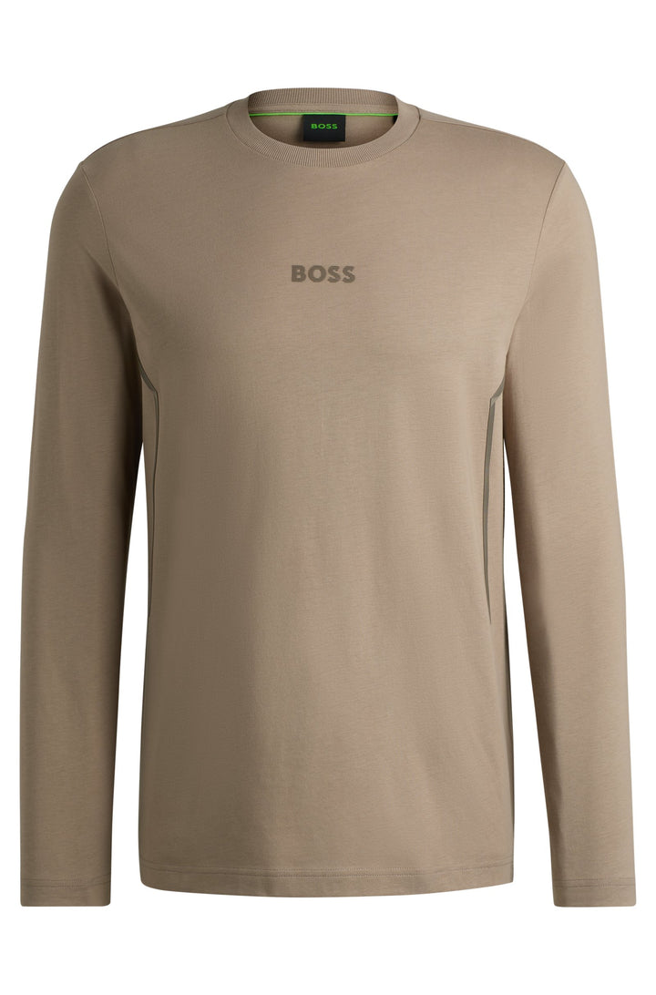 BOSS T-Shirts Regular Fit in Cotton - TOGN MIRROR 10236129 01-50527126- Concorde Fashion#color_green-334