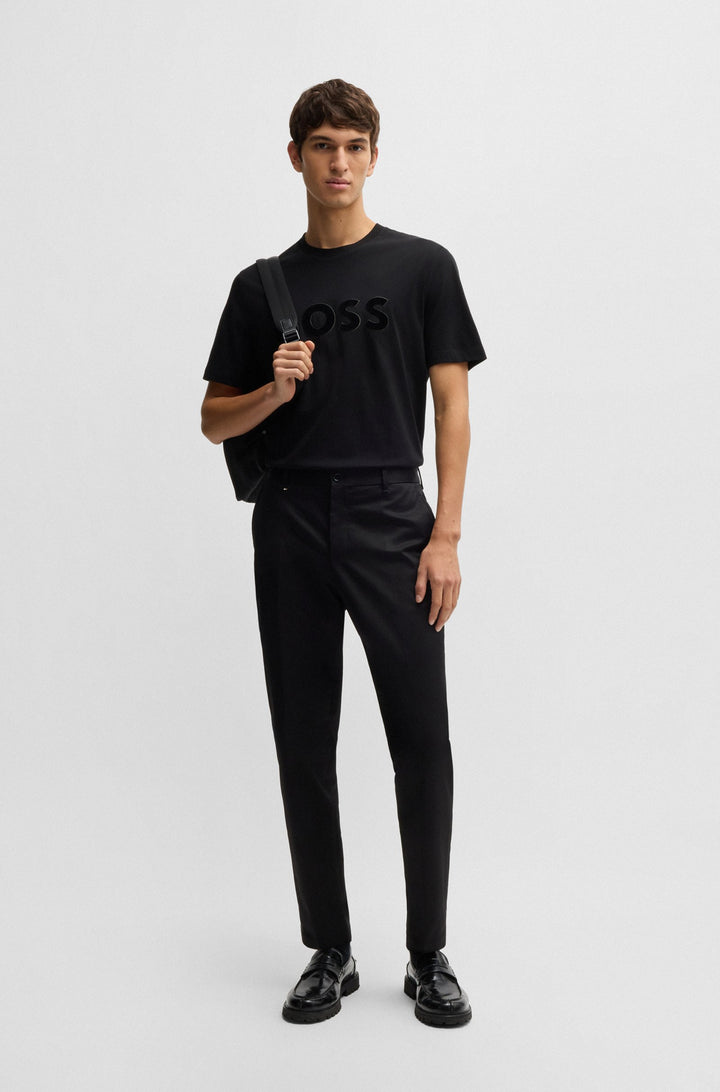 BOSS T-Shirts Regular Fit in Cotton - C-THOMPSON 60 10236129 01-50527338- Concorde Fashion#color_black-001