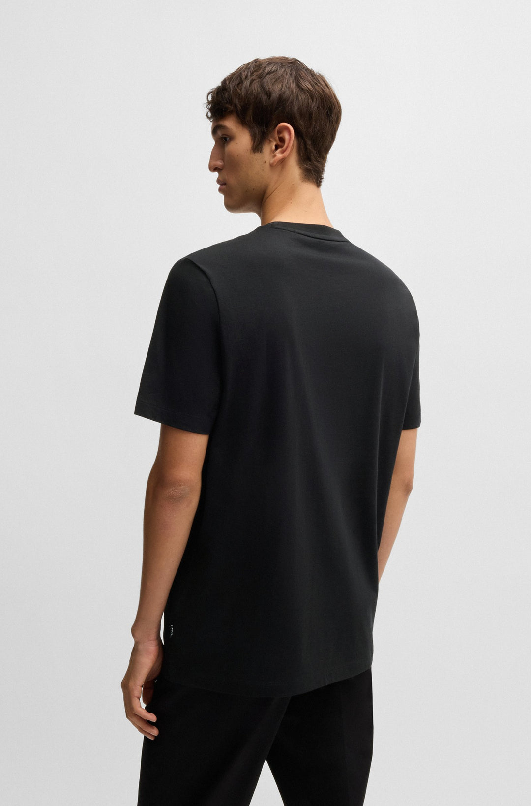 BOSS T-Shirts Regular Fit in Cotton - C-THOMPSON 60 10236129 01-50527338- Concorde Fashion#color_black-001