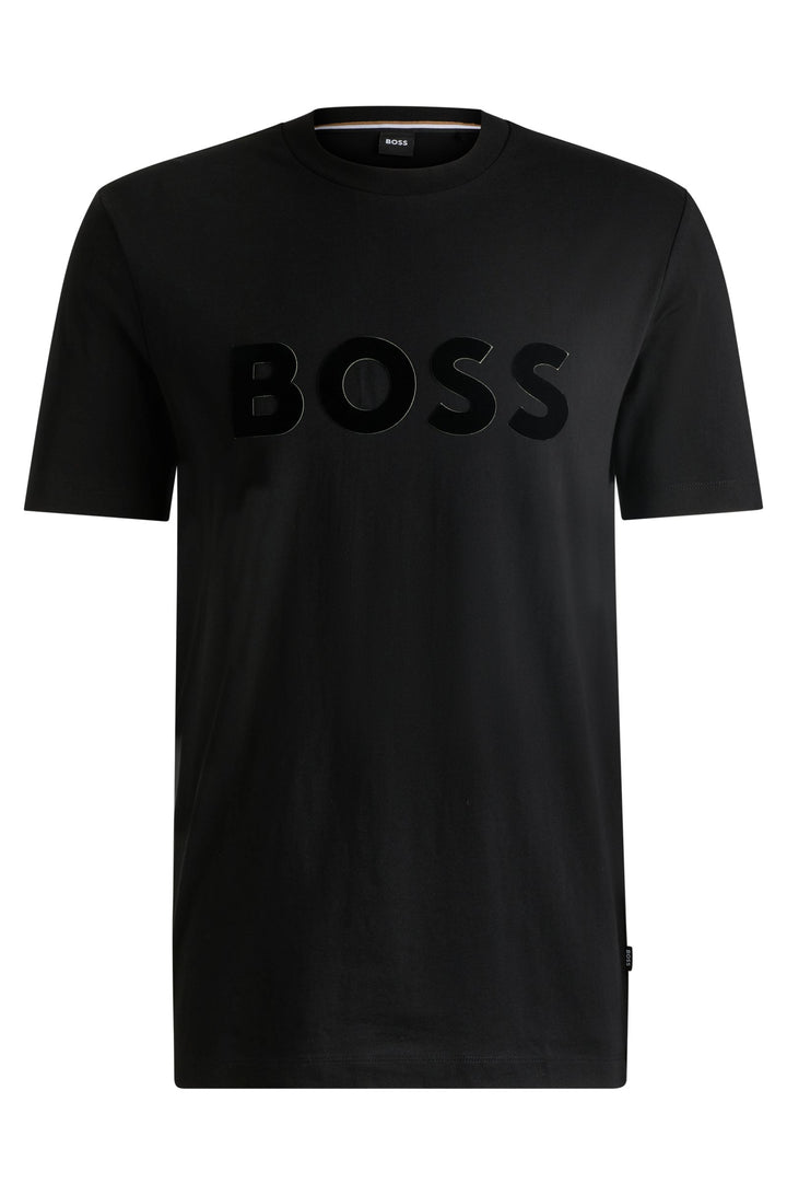 BOSS T-Shirts Regular Fit in Cotton - C-THOMPSON 60 10236129 01-50527338- Concorde Fashion#color_black-001