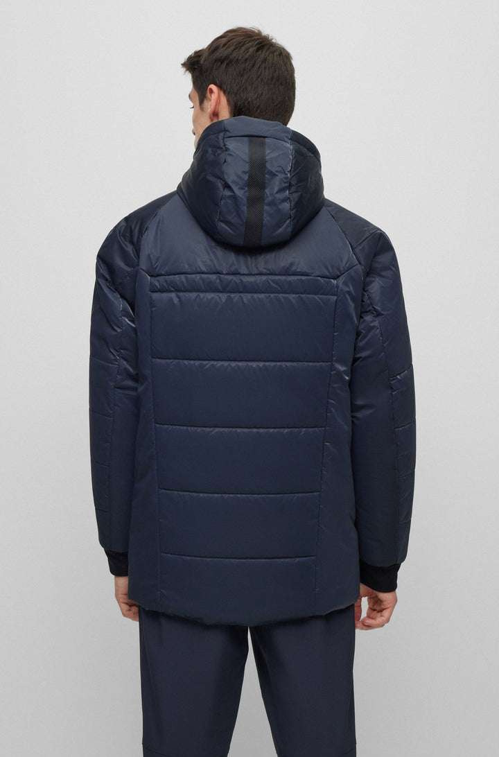 BOSS Regular Fit Casual Jackets in Nylon - J_CARDANO 10236457 01-50497644- Concorde Fashion#color_navy-402