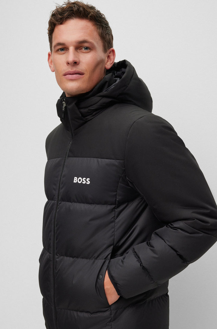 BOSS Regular Fit Casual Jackets in Polyester - J_HAMAR1 10237082 01-50497558- Concorde Fashion#color_black-001