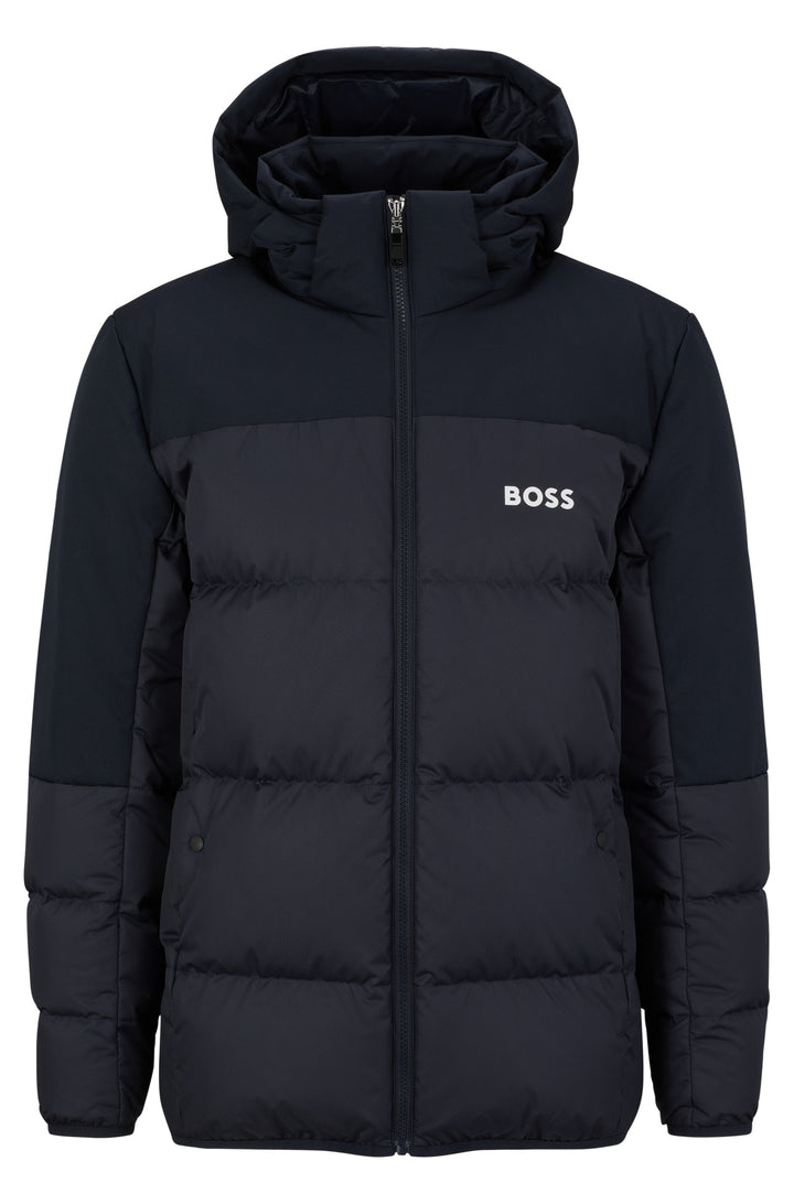BOSS Regular Fit Casual Jackets in Polyester - J_HAMAR1 10237082 01-50497558- Concorde Fashion#color_navy-402
