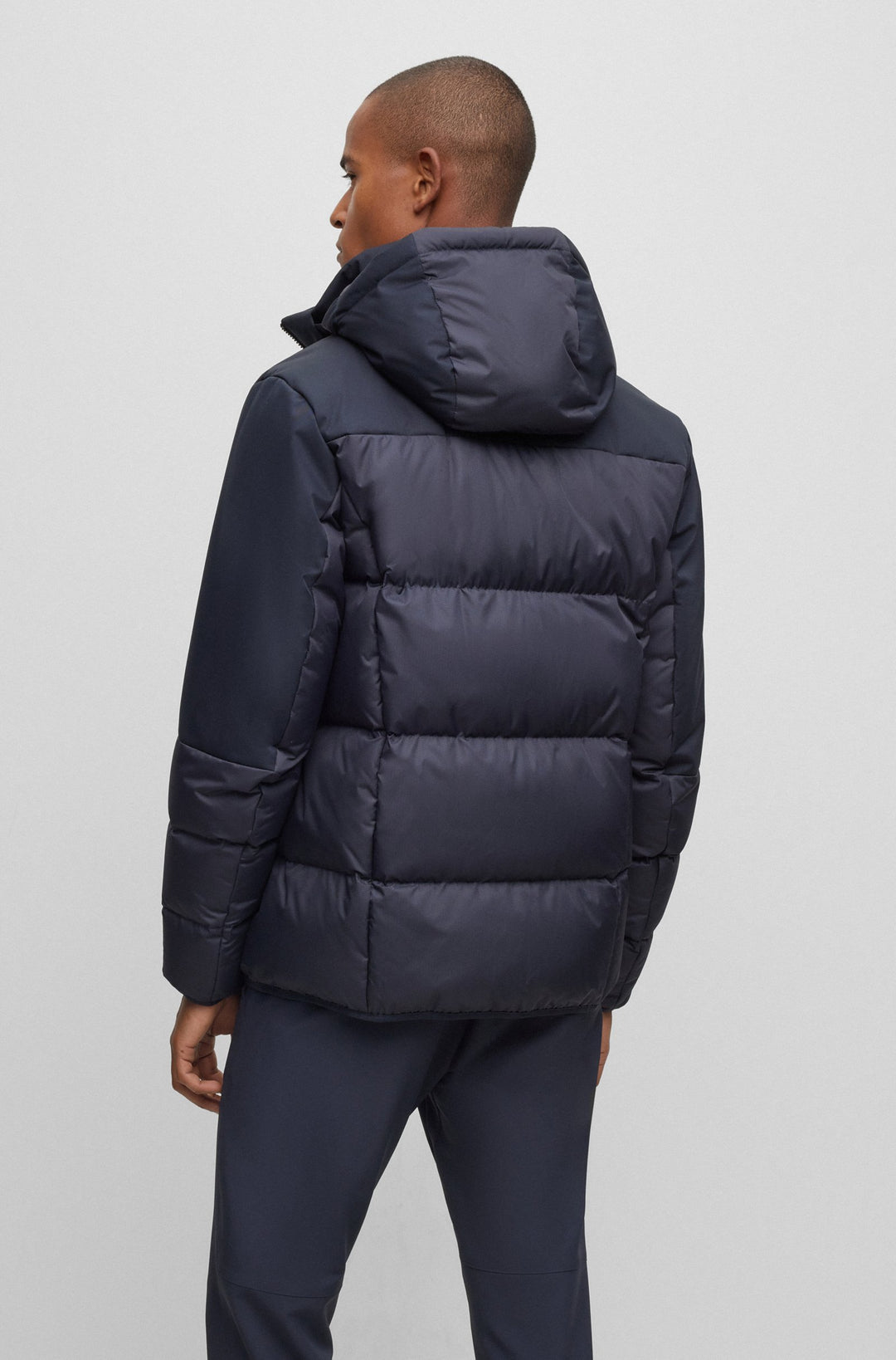 BOSS Regular Fit Casual Jackets in Polyester - J_HAMAR1 10237082 01-50497558- Concorde Fashion#color_navy-402