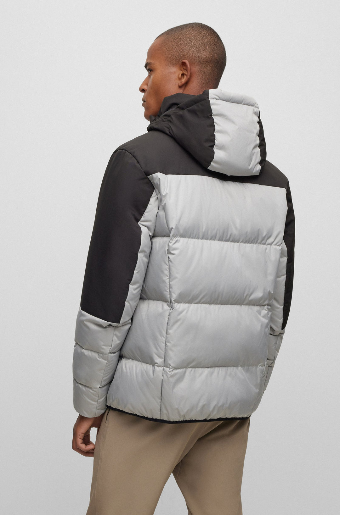 BOSS Regular Fit Casual Jackets in Polyester - J_HAMAR1 10237082 01-50497558- Concorde Fashion#color_grey-063