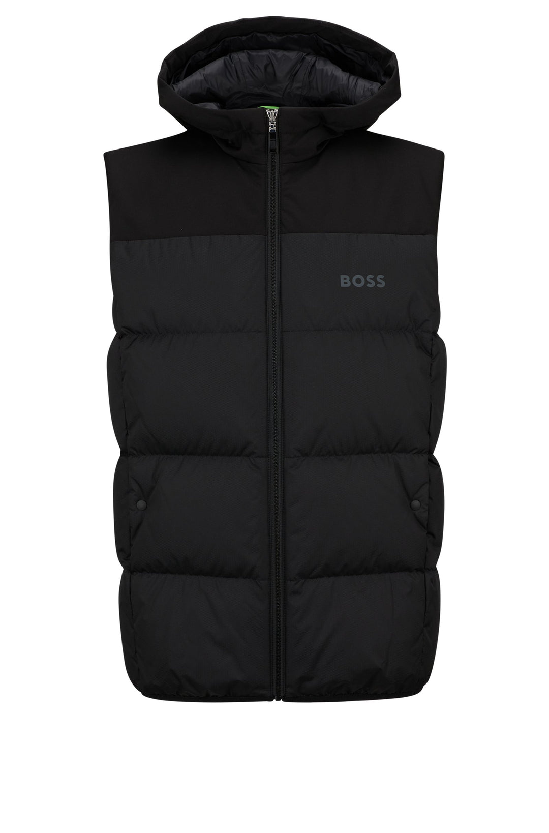 BOSS Regular Fit Vests in Polyester - V_HAMAR1 10237082 01-50497645- Concorde Fashion#color_black-001