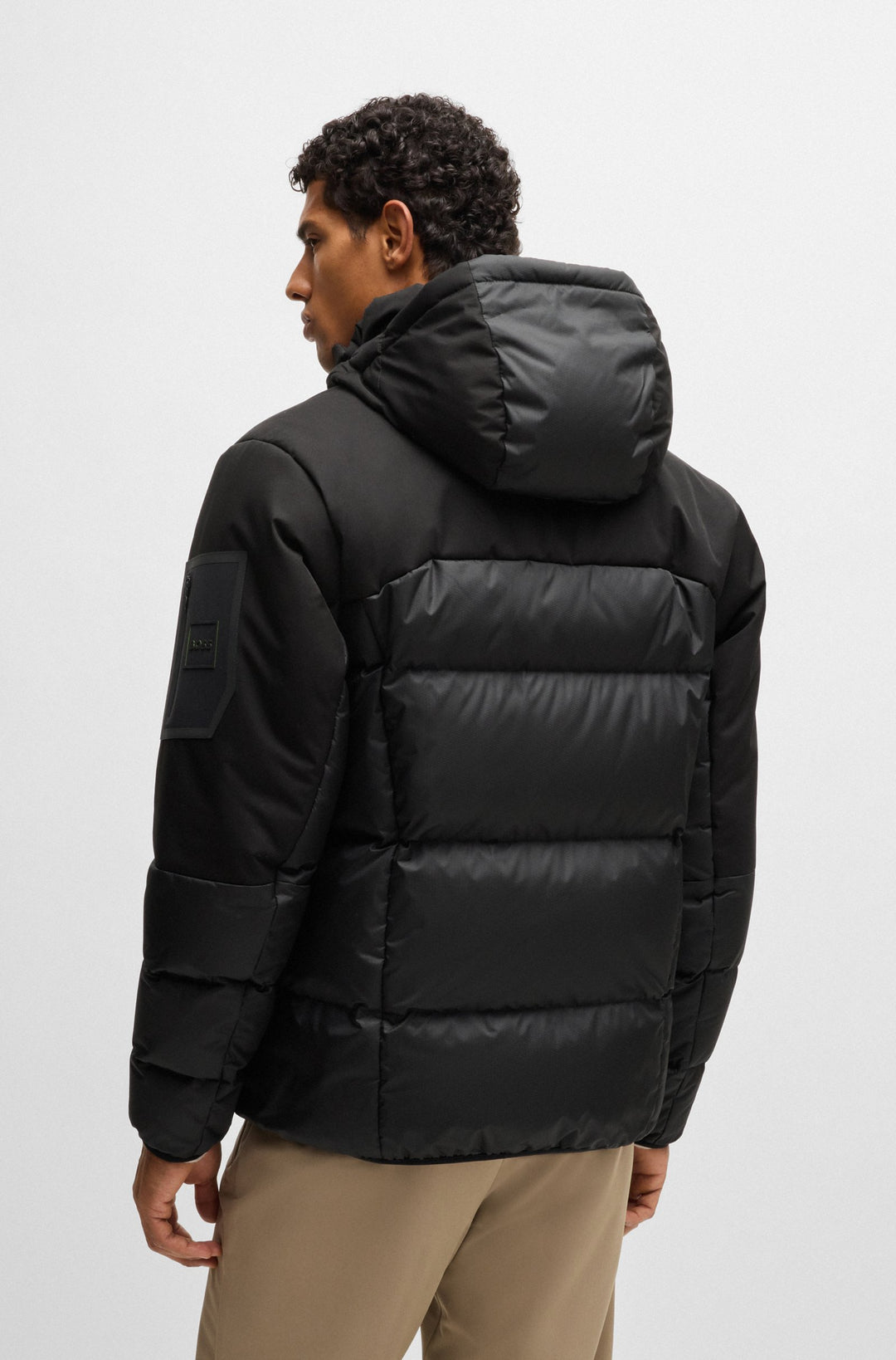 BOSS Casual Jackets Regular Fit in Polyester - J_HAMAR 3 10237082 01-50522660- Concorde Fashion#color_black-001