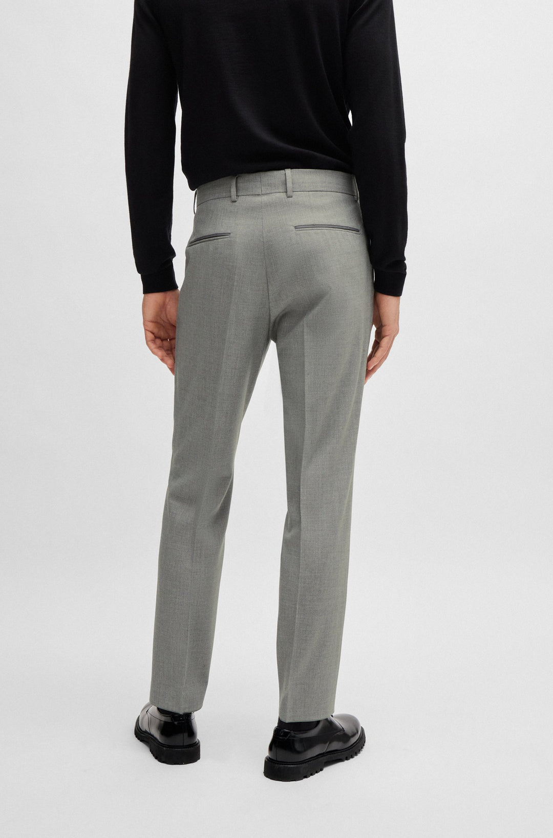 BOSS Trousers Slim Fit - H-GENIUS-241 50509578- Concorde Fashion#color_silver-042
