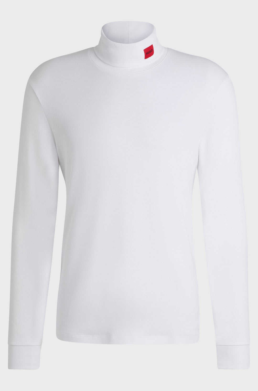 HUGO T-Shirts Slim Fit in Cotton Mix - DEROLLO224 10238224 01-50479373- Concorde Fashion#color_white-100