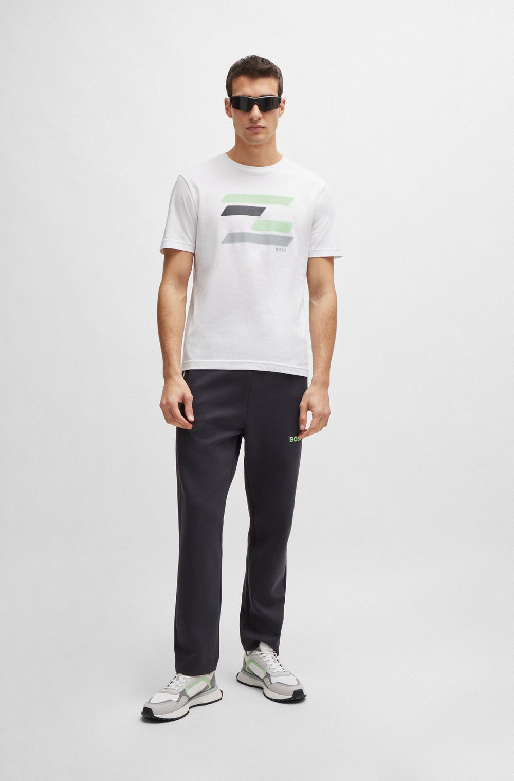 BOSS Regular Fit T-Shirts in Cotton - TEE 3 10238300 01-50513005- Concorde Fashion#color_white-100