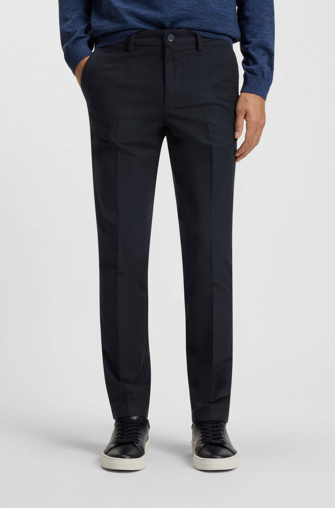 BOSS Trousers Slim Fit - H-KAITON1 50551059- Concorde Fashion#color_navy-404