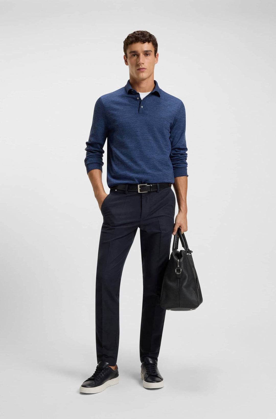 BOSS Trousers Slim Fit - H-KAITON1 50551059- Concorde Fashion#color_navy-404
