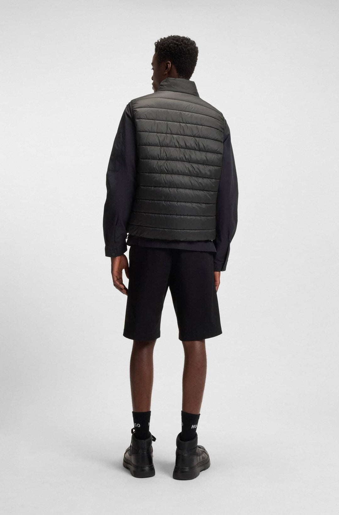 HUGO Vests Regular Fit - BRENTINO2521 50544544- Concorde Fashion#color_black-001