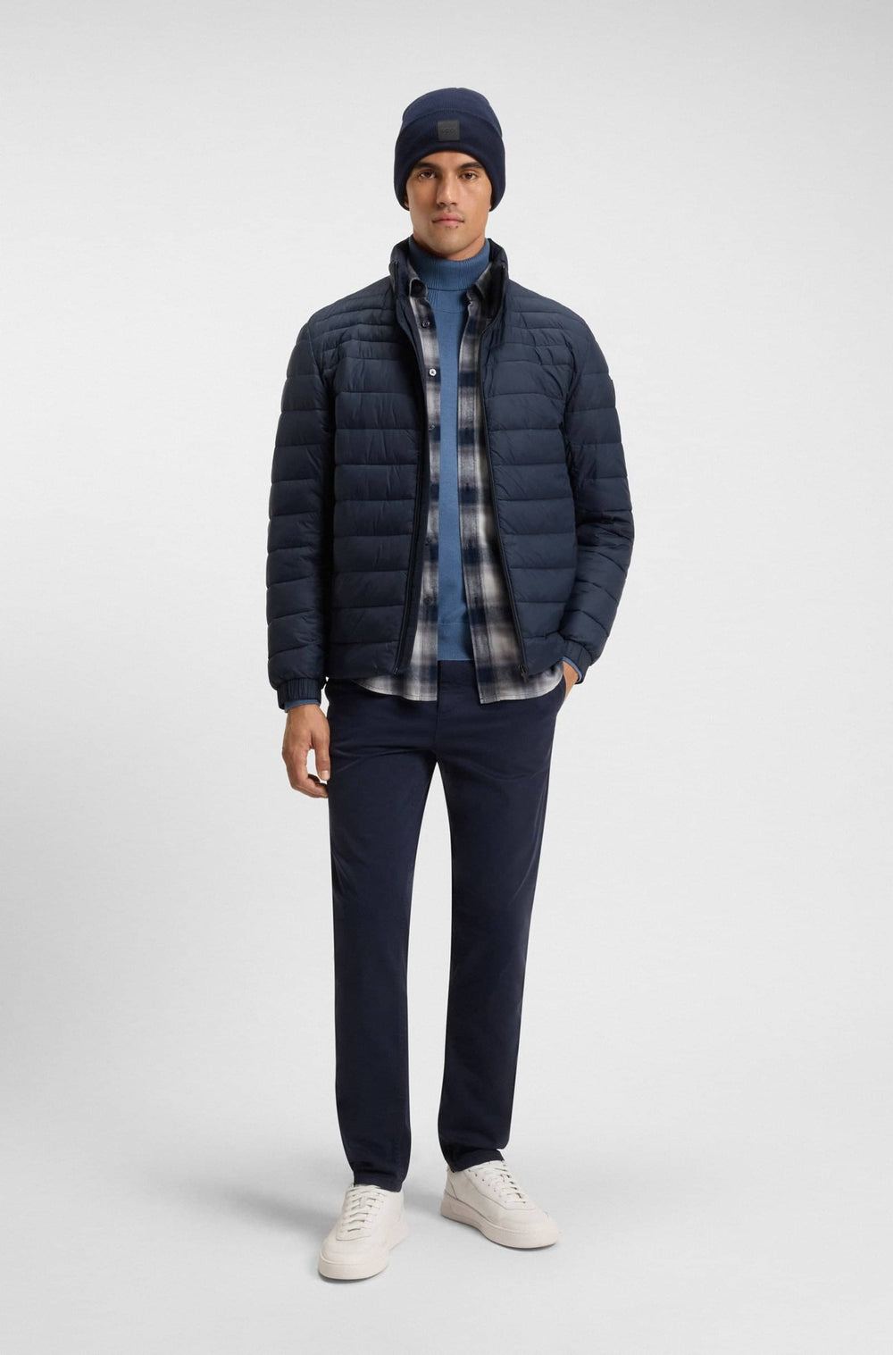 BOSS Casual Jackets Slim Fit - ODEN2 50549252- Concorde Fashion#color_navy-404