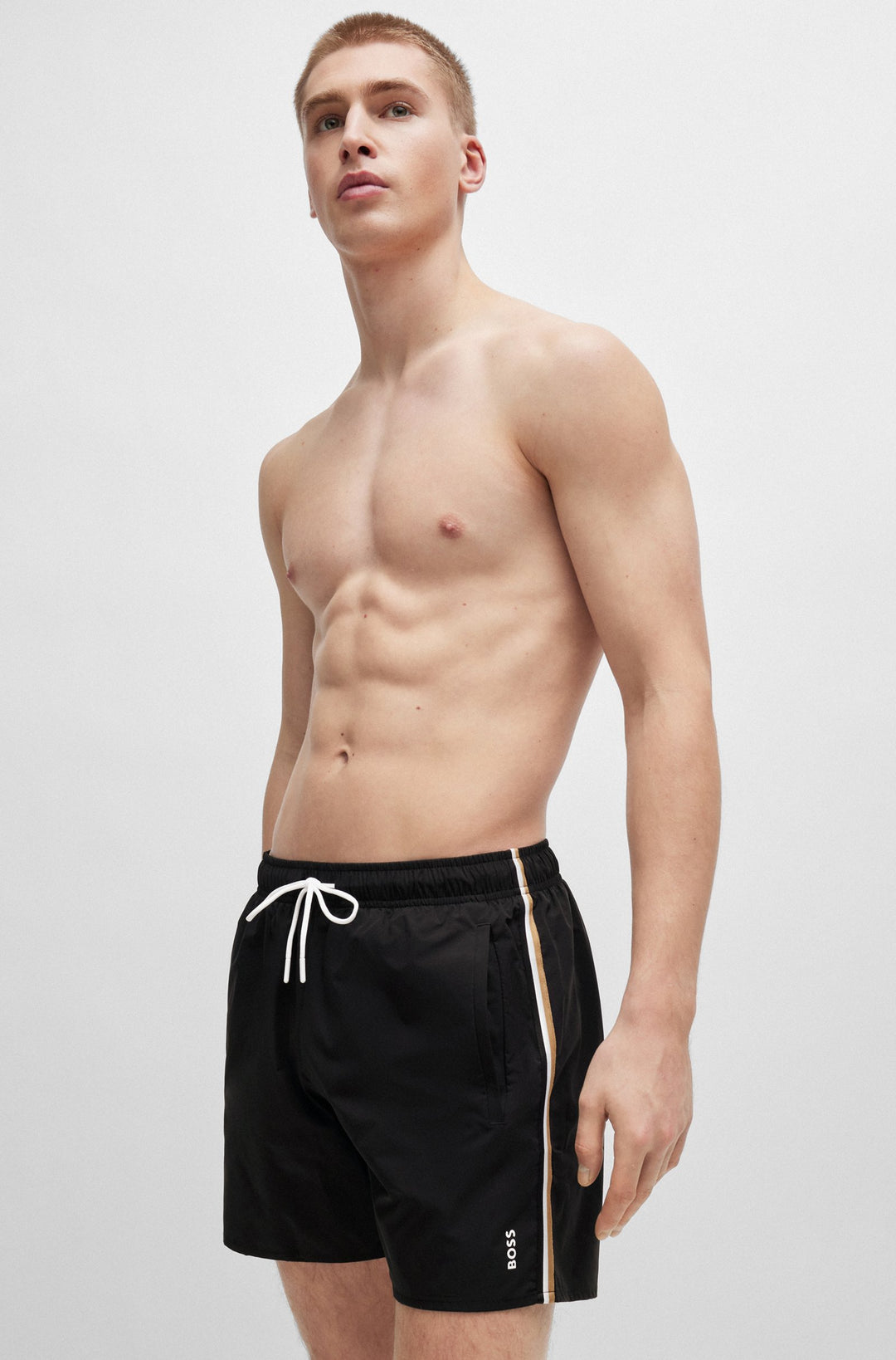 BOSS  Shorts in Polyester - ICONIC 10239741 01-50491594- Concorde Fashion#color_black-001