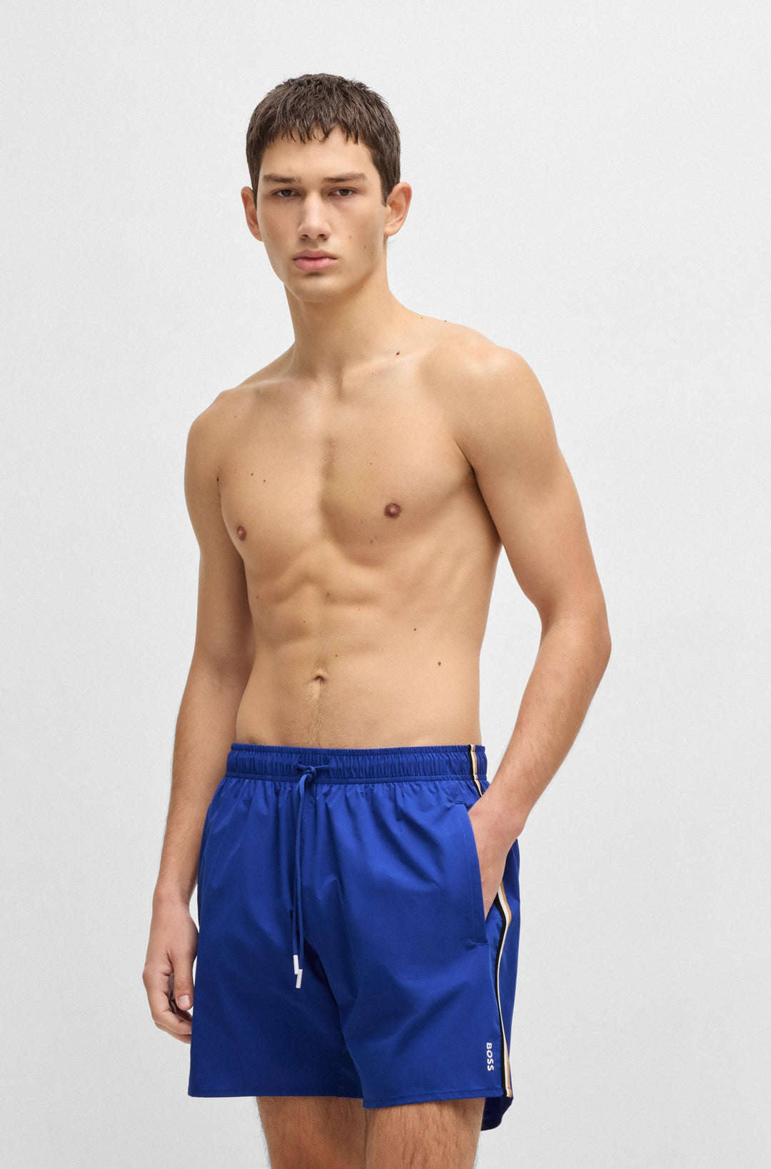 BOSS  Shorts in Polyester - ICONIC 10239741 01-50491594- Concorde Fashion#color_blue-427