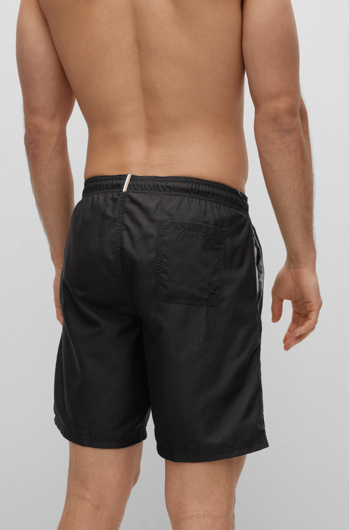BOSS Regular Fit Shorts in Polyester - ORCA 10239857 01-50469614- Concorde Fashion#color_black-007