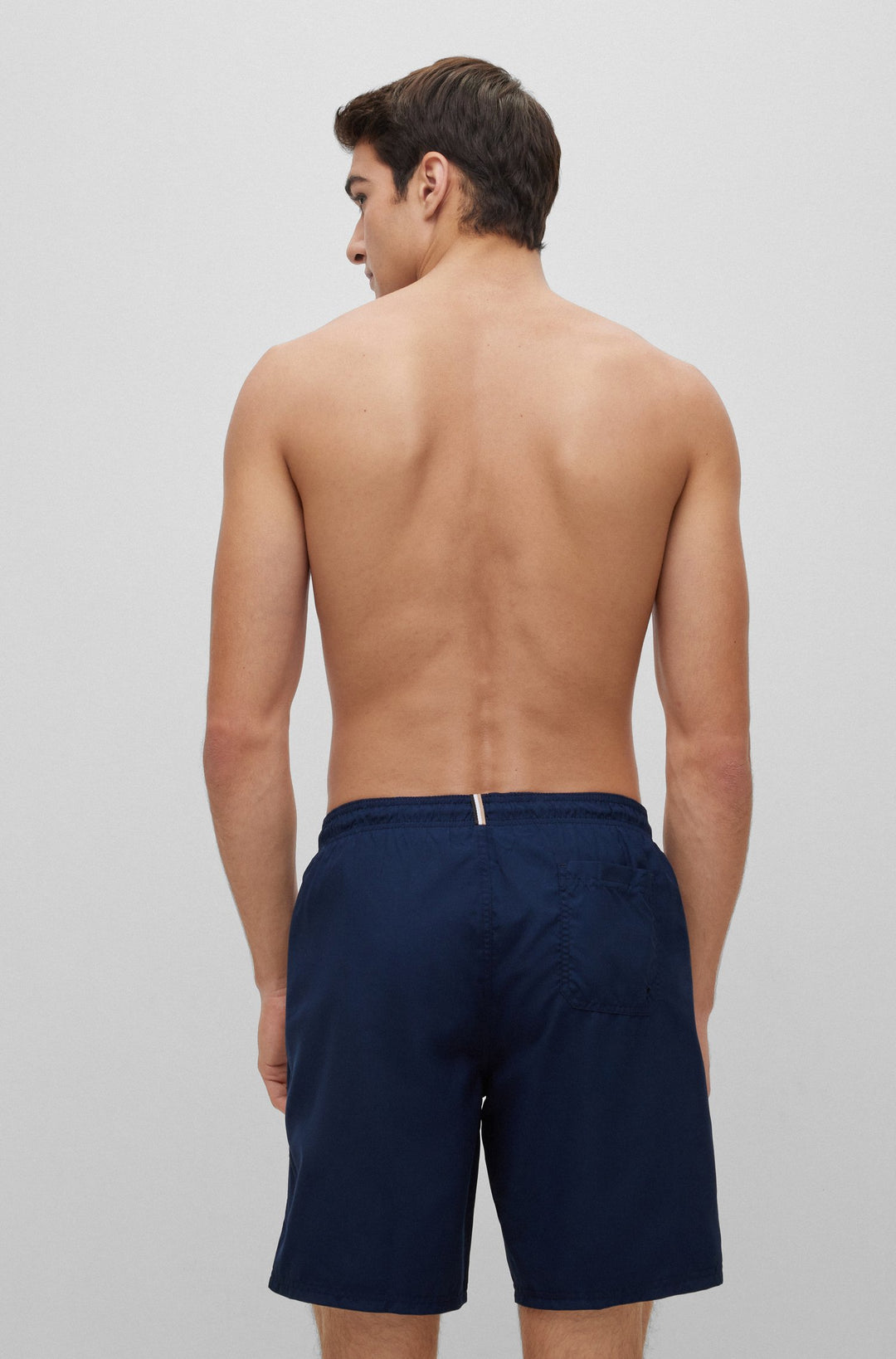 BOSS Regular Fit Shorts in Polyester - ORCA 10239857 01-50469614- Concorde Fashion#color_navy-413