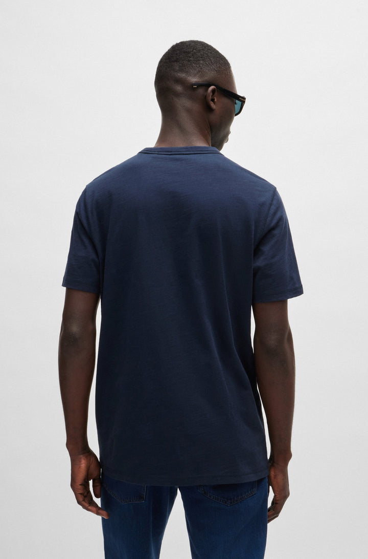BOSS T-Shirts Regular Fit in Cotton - TEGOOD 10240843 01-50508243- Concorde Fashion#color_navy-404