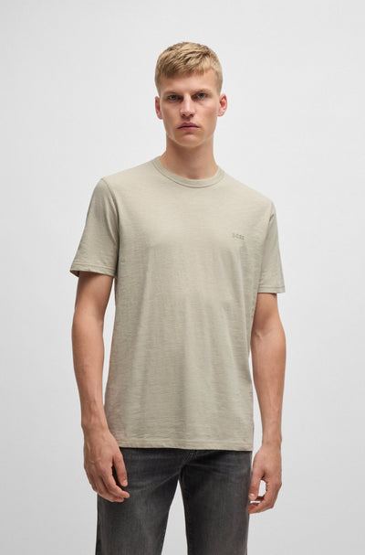 BOSS T-Shirts Regular Fit in Cotton - TEGOOD 10240843 01-50508243- Concorde Fashion#color_beige-271