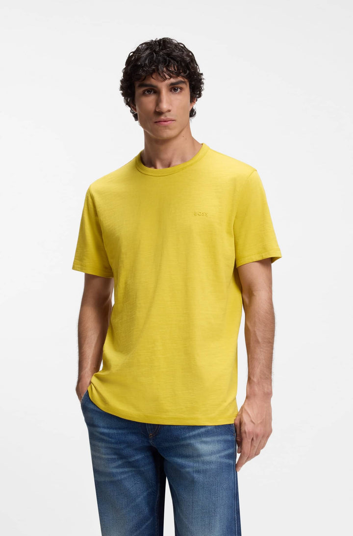 BOSS T-Shirts Regular Fit - TEGOOD 50508243- Concorde Fashion#color_yellow-721