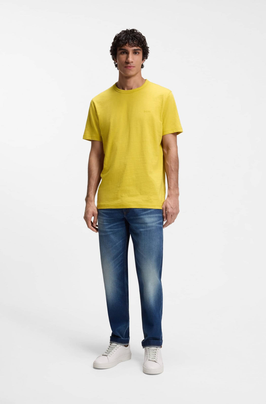 BOSS T-Shirts Regular Fit - TEGOOD 50508243- Concorde Fashion#color_yellow-721