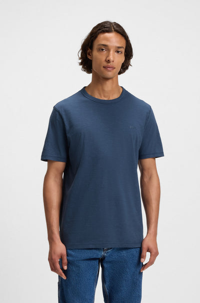 BOSS T-Shirts Regular Fit in Cotton - TEGOOD 10240843 01-50508243- Concorde Fashion#color_blue-466