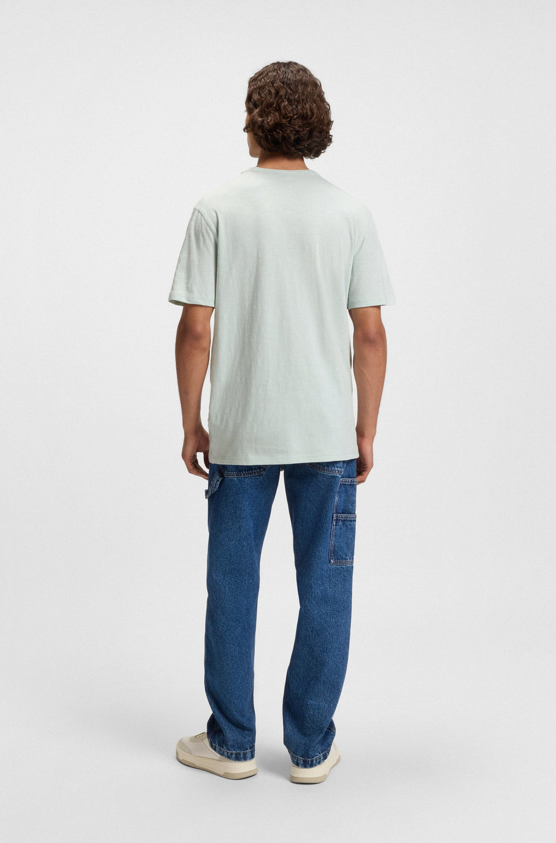 BOSS T-Shirts Regular Fit in Cotton - TEGOOD 10240843 01-50508243- Concorde Fashion#color_blue-474