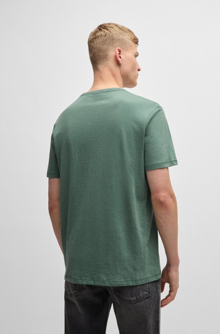 BOSS T-Shirts Regular Fit in Cotton - TEGOOD 10240843 01-50508243- Concorde Fashion#color_green-341