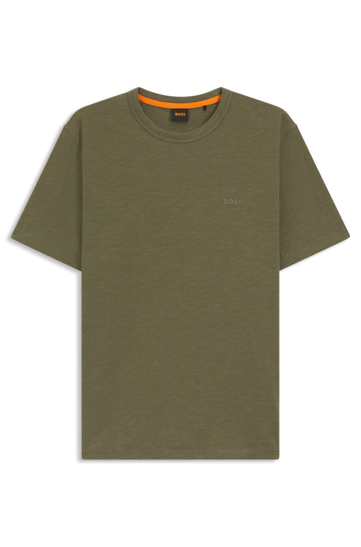 BOSS T-Shirts Regular Fit in Cotton - TEGOOD 10240843 01-50508243- Concorde Fashion#color_green-342