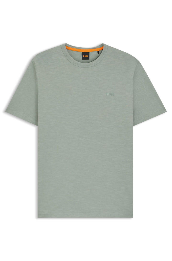 BOSS T-Shirts Regular Fit in Cotton - TEGOOD 10240843 01-50508243- Concorde Fashion#color_green-351
