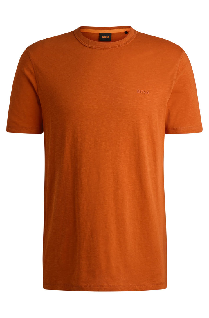 BOSS T-Shirts Regular Fit in Cotton - TEGOOD 10240843 01-50508243- Concorde Fashion#color_orange-840