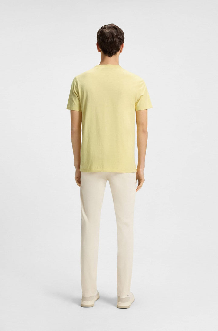BOSS T-Shirts Regular Fit in Cotton - TEGOOD 10240843 01-50508243- Concorde Fashion#color_yellow-751