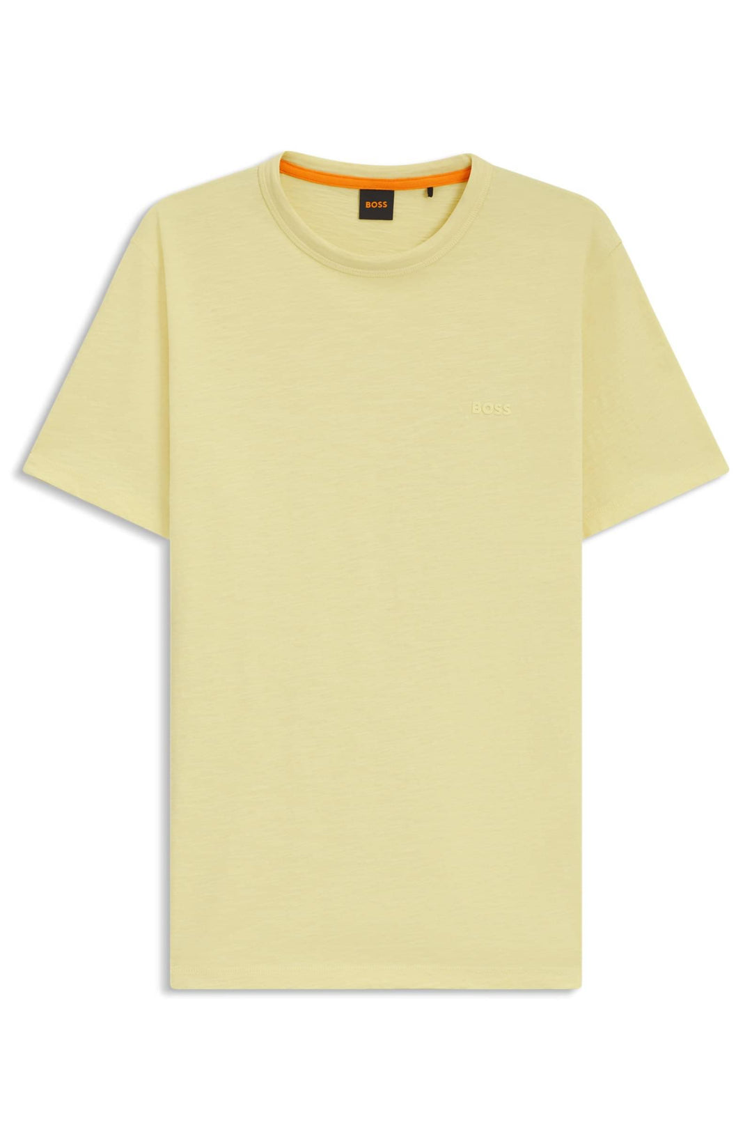 BOSS T-Shirts Regular Fit in Cotton - TEGOOD 10240843 01-50508243- Concorde Fashion#color_yellow-751